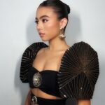 Ciara Riley Wilson Instagram - behind the scenes of the design process for my take on traditional Filipina Terno 🇵🇭