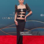 Ciara Riley Wilson Instagram - @unforgettablegala a big beautiful room where we not only feel like we belong…but we’re so celebrated!! feeling inspired - thank you @character.media traditional filipina terno sleeves designed and handmade by me! 🇵🇭 makeup: @kendalfedail hair: @hairbybradleyleake