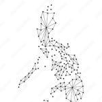 Ciara Riley Wilson Instagram - hand beaded the map of the Philippines onto a dress for the @goldhouseco gold gala! the night was so lovely so inspiring so cool very very proud to be filipina