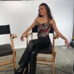 Ciara Riley Wilson Instagram - hand made this shirt for PRESS DAY 4 FREERIDGE best day eva best cast eva so many giggles ‼️makeup by @hannahjaclynmakeup hair by @lucy_gedjeyan styling by @oliver_vaughn