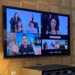 Ciara Riley Wilson Instagram - hand made this shirt for PRESS DAY 4 FREERIDGE best day eva best cast eva so many giggles ‼️makeup by @hannahjaclynmakeup hair by @lucy_gedjeyan styling by @oliver_vaughn