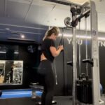 Cici Coleman Instagram – Been working on my upper body strength to try and even out the differences between my left and right side. 

I’m not a huge fan of upper body training but it’s gotta be done. Doing the weekly shop as a single gal requires bicep strength ya know 😆.

 Had an empty gym today so was able to get in and get out. 🥳