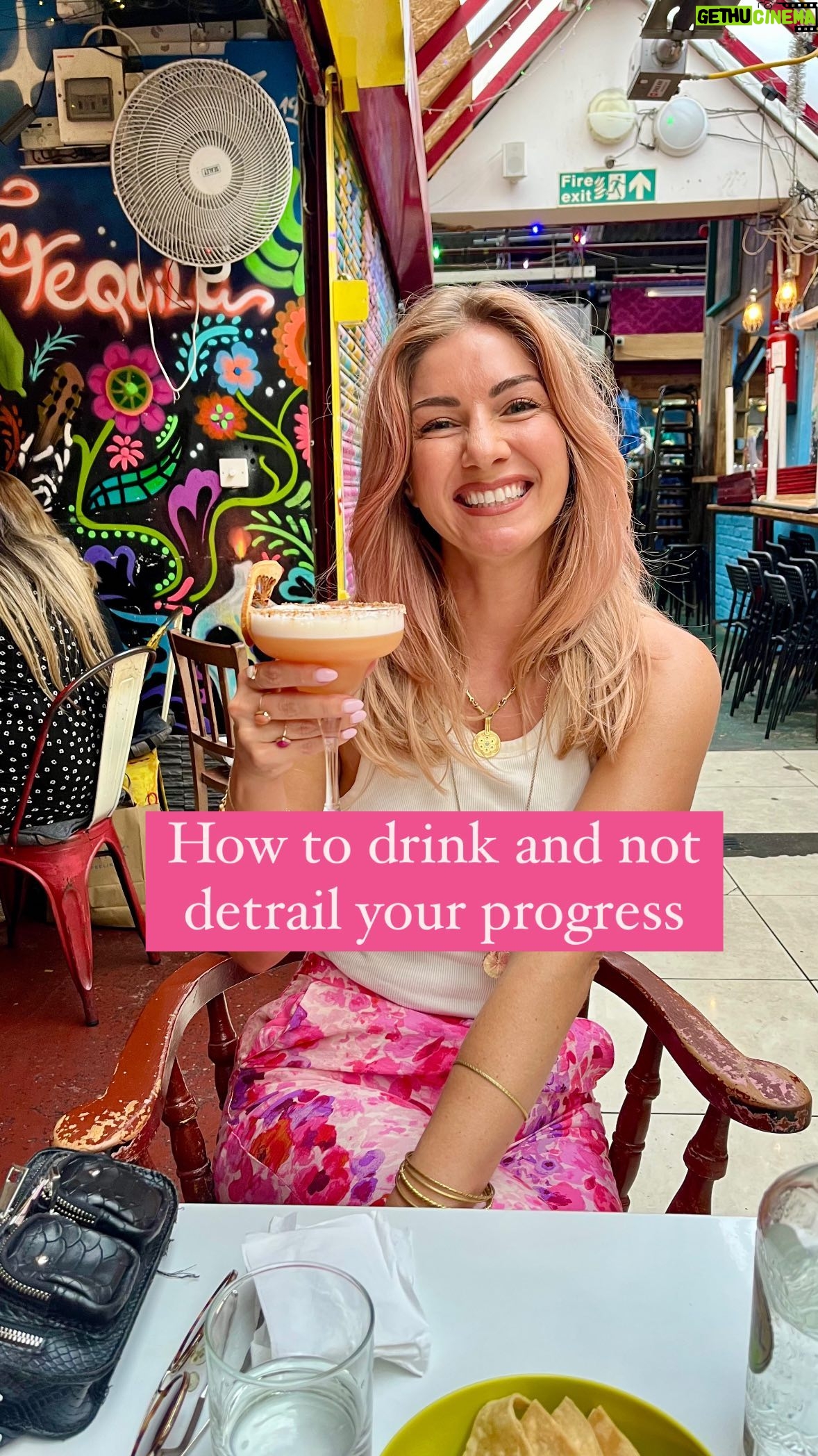 Cici Coleman Instagram - This week’s common theme revolves around sunshine and pub gardens 🍺 ☀️ If pub gardens tend to throw you off your progress, here’s a tip: Your nutrition plan doesn’t have to be super strict. Personally, if I’m told not to do something, I’m more inclined to do it. Since I love summer and pub gardens, I’ve found that a little prep beforehand helps me stay within my calorie goals. One trick is to cut back by around 500 calories during the week, giving you a buffer for the weekend. Another strategy is to be mindful of your drink choices. If you know tequila tends to lead you astray, opt for something you can handle better. It’s all about knowing yourself and what works for you. I’m not saying you should drink alcohol, but for those who enjoy a Sunday session, it’s possible to balance it with your training goals. @cici_onlinecoaching