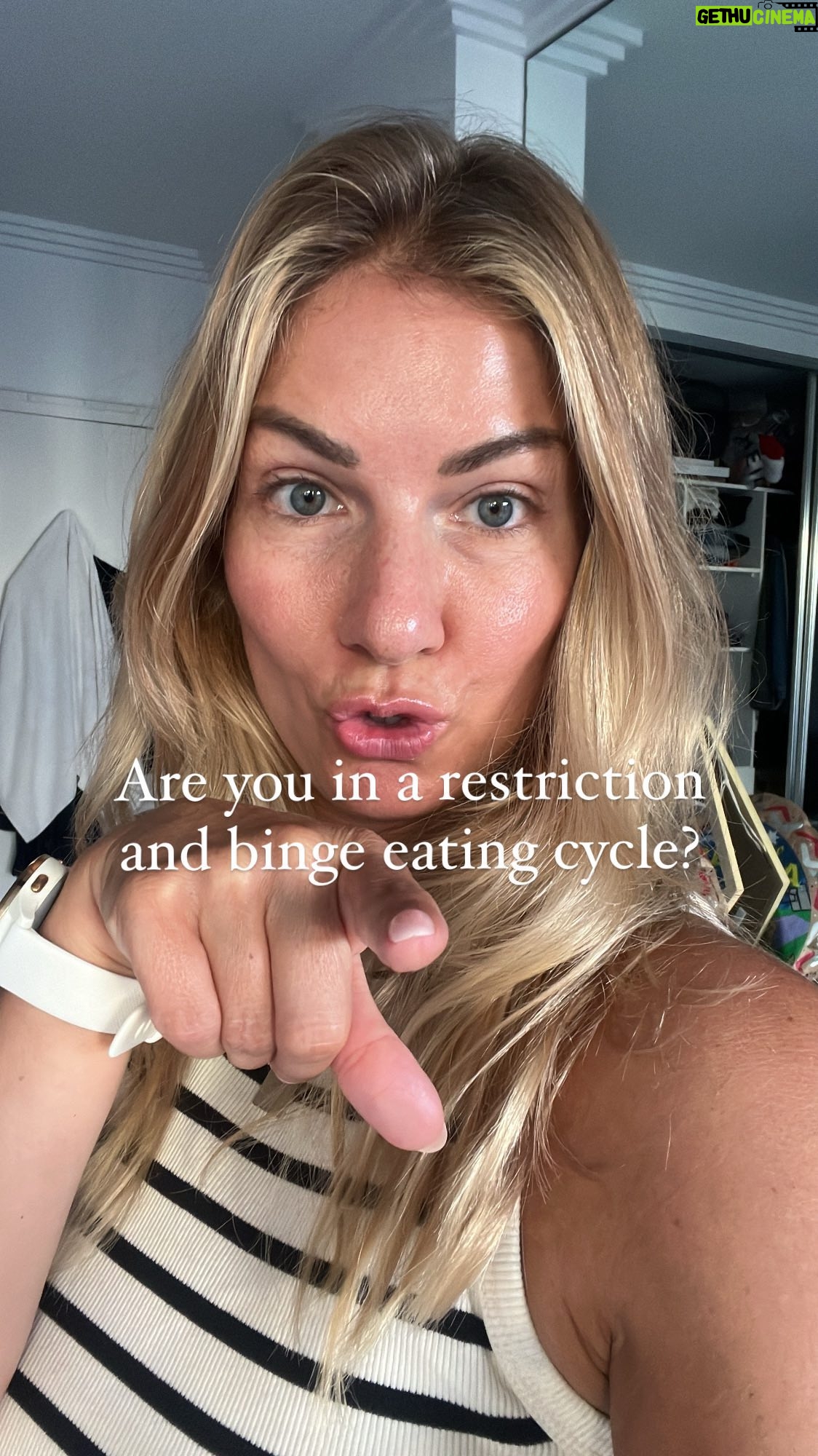 Cici Coleman Instagram - Yes - I am filming this in a laundrette Are you in a restriction and binge eating cycle? If so, this reels for you . If you need help with switching up some habits and think a meal plan might help you like it did me, then hit the link in my bio and let’s chat @cici_onlinecoaching