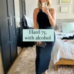 Cici Coleman Instagram - Hard 75, Day 13 (with alcohol) I nearly delayed doing this hard 75 challenge because I had two brunches in the diary. 🍸 One of the rules of the Hard 75 is to avoid alcohol. I didn’t want to delay starting any longer, so I decided to do it anyway and give myself two passes. The point of the hard 75 is to challenge yourself & by having some rules in place it helps you stay focused. If you are wanting to start the hard 75, don’t forget you can make your own rules up. As long as you feel challenged, it’s a win. My rules are below: 2 x 45 min workouts per day (one has to be outdoors. Walking is included) 2.5 liters of water per day Read 10 pages of a non-fiction book every day No cookies, cakes or crap