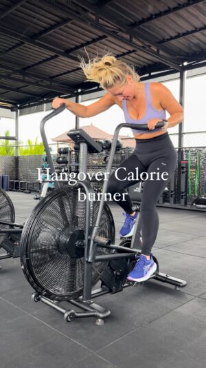 Cici Coleman Instagram - Some of best work is done on a hangover 🤷🏼‍♀️. 
Woke up not.in.the.mood but my cardio has been suffering here so I knew I had to get sh!t done. Turned out to be one of my best workouts this week. 

If you fancy a challenge, try this: 

Part 1

-15 mins of skipping to warm up

Assault bike- 3O secs on, 10 sec rest repeat x 4

1 min rest 

Skierg 30 on, 10 off x 4

1 min rest 

Rower 30 on, 10 off x 4

2 mins rest 
——————————————————————
Part 2 

Sledge x 2 lengths 

Weighted squat x 10 

50 skips 

Repeat x 4 no rest 👀

You are welcome 

@cici_onlinecoaching