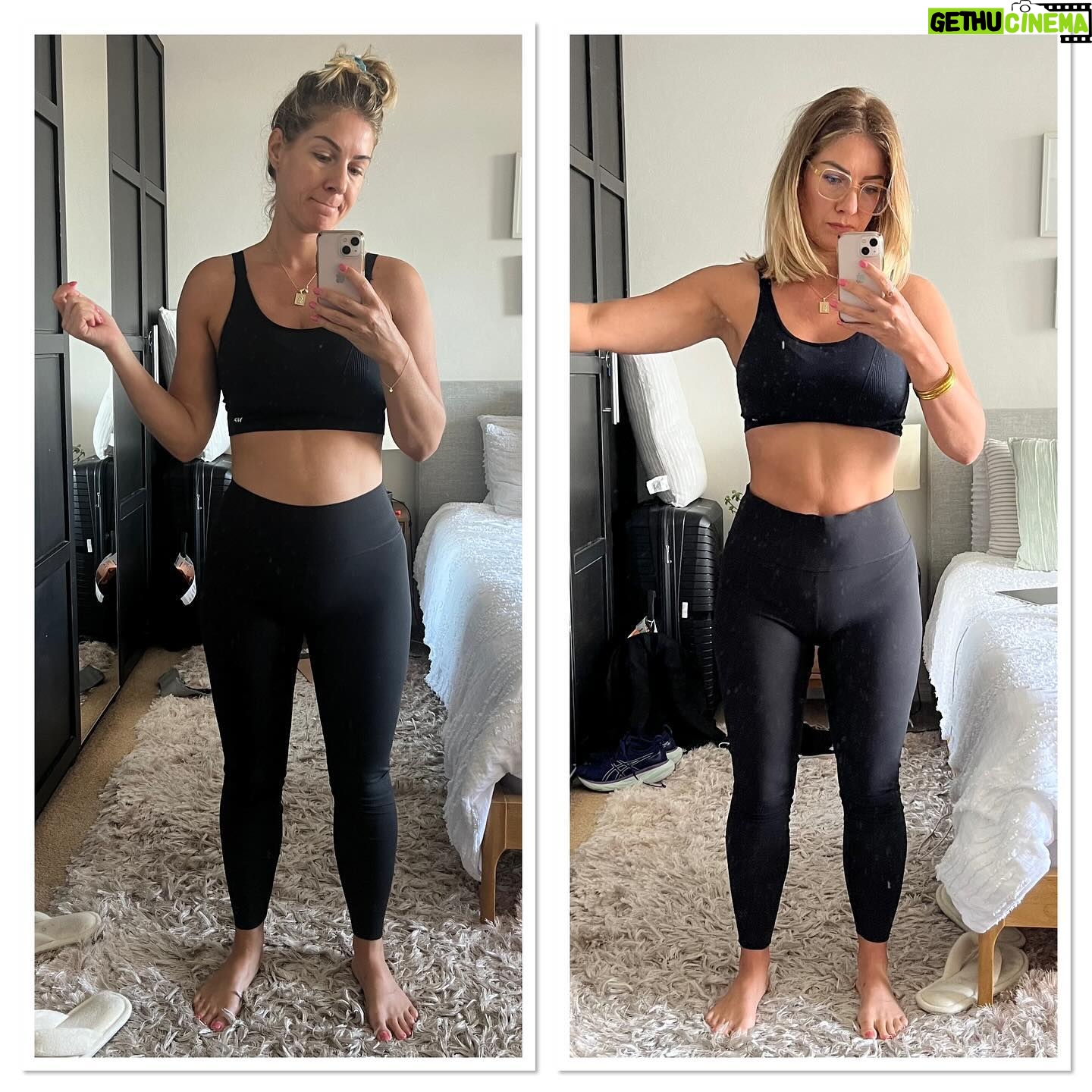 Cici Coleman Instagram - These pictures were taken 2 weeks apart, and I have to say I’m particularly proud of my progress. Since January, some Injuries and inconsistencies in my routine have meant my training hasn’t been on point, resulting in weight gain. I got myself in a little mess about it in my head, so in the last two weeks, I’ve prioritised my training and really focused on my nutrition. While I’m not yet at my ultimate weight or strength goal, these before and after shots demonstrate that with a simple training and nutrition plan, you can see significant results quickly. If you’re looking for guidance to get back on track with your training and nutrition, simply click the link in my bio to chat. @cici_onlinecoaching
