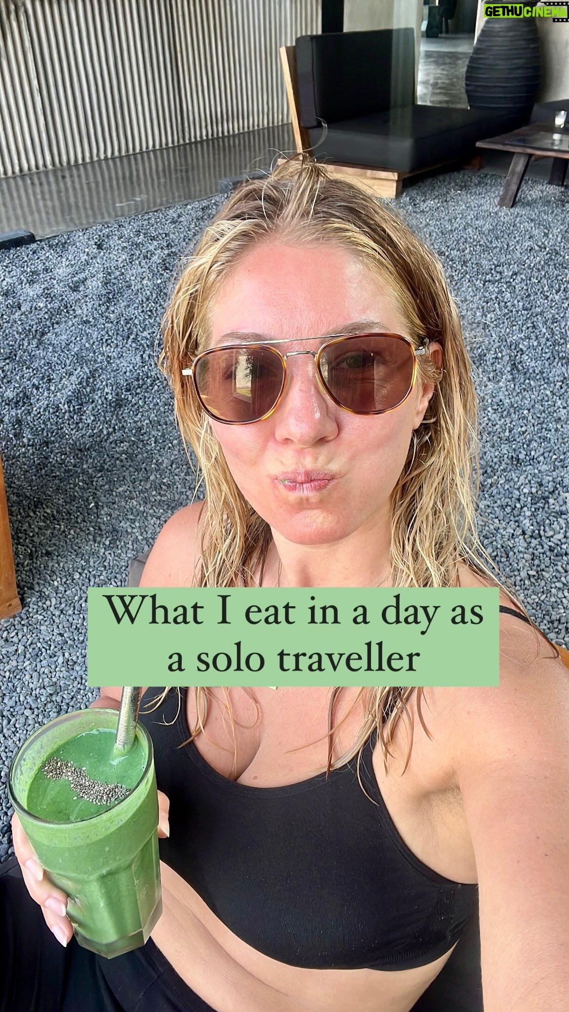 Cici Coleman Instagram - Today started with boxing training at 8 am, so I opted for a matcha latte before the session; I find I can’t eat before cardio. Post-training, I had a mega protein shake packed with greens. For lunch, I had an egg omelette with sourdough toast. For my snack, I had a bowl of dragon fruit with Greek yoghurt and cinnamon, which I forgot to take a picture of 😚 For dinner, I demolished a tuna steak with vegetables, accompanied by a coconut. My sweet treat was a yummy chia seed, pistachio peanut butter thing. The food over here is super cheap, allowing me to Eat all the yum for a fraction of the cost in London. I’m not currently tracking calories; I’ll start doing so next week. @cici_onlinecoaching
