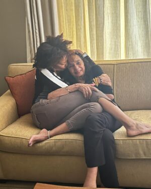 Cindy Blackman Instagram - Happy-Happiest Mother’s Day to my Superbly Incredible Mom! You’re gorgeous inside & out! My hero, I love you mom. Thank you for being so amazing, I’m grateful & honored to be your daughter. You are the epitome of spirituality, class, grace m, elegance & style all in one beautifully sun kissed package 💗💗💗💗💗💗💗💗💗