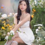 Cindy Diễm Mii Instagram - Tặng anh bó hoa Hoa một cái nhun 😚