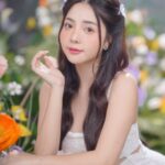 Cindy Diễm Mii Instagram - Tặng anh bó hoa Hoa một cái nhun 😚