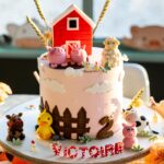 Cindy Poumeyrol Instagram – 2 ans de Victoire sur le thème : 
les animaux de la ferme 🐷 🐮 🚜 
Decoration @mylittleday 
Gateau @lateliersweetcakes 
Photographe @camillepiovesan 
Publicité