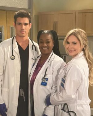 Cirie Fields Instagram - Any @bigbrothercbs fans out there? Guess who we got to play with! @cirie_fields @boldandbeautifulcbs 
@tannernovlan_  hope you’ll be watching 🤍💙#boldandbeautiful 
#bigbrother