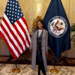 Clémence Botino Instagram - Made it to the @usembassyfrance (again) 😍🇺🇸