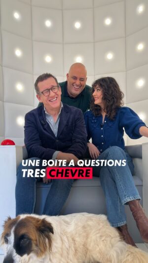 Claire Chust Instagram - Une chèvre innocente, un chien bilingue et un restaurateur envahissant, c'est dans la BAQ de @clairechust @danyboon et @jeromecommandeur Ils sont à l'affiche de "Les Chèvres !" en salle dès aujourd'hui. 🐐