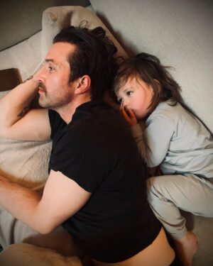 Claire Cooper Instagram - Happy Fathers Day to my twin flame 🔥… you bring absolute chaos & unpredictability… you father like no other … the children adore every part of you! I do .. 

When you’re away working … we feel the void … & when you come home we are thrown bk into the canyon of Scanlan fun, love & annoyance, did I say ANNOYANCE? 🤪🤓 

We love you dearly - a father of 3 on this glorious earth plain.

You think like no one I know … I hope Kayla, Ocean & Fiáin Luna carry that spirit & freedom always. 

We LOVE you so deeply for keeping us all so safe, loved & protected ❤️🙌❤️

#fatherhood #fathersday @scandalous_13