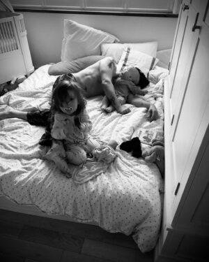Claire Cooper Instagram - Happy Fathers Day to my twin flame 🔥… you bring absolute chaos & unpredictability… you father like no other … the children adore every part of you! I do .. 

When you’re away working … we feel the void … & when you come home we are thrown bk into the canyon of Scanlan fun, love & annoyance, did I say ANNOYANCE? 🤪🤓 

We love you dearly - a father of 3 on this glorious earth plain.

You think like no one I know … I hope Kayla, Ocean & Fiáin Luna carry that spirit & freedom always. 

We LOVE you so deeply for keeping us all so safe, loved & protected ❤️🙌❤️

#fatherhood #fathersday @scandalous_13
