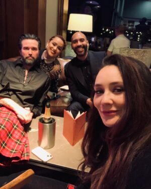 Claire Cooper Instagram - Every Year we reconnect in between the chaos of schedules & life and what a beautiful tonic it is, always! 

I’m so grateful for our union ❤️

@fairmontstandrews thank you for hosting us ❤️

#tradition #friends #nye #celebrations #friendship 

@scandalous_13 @lanipekun @nathalieemmanuel