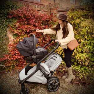 Claire Cooper Instagram - In a few weeks 🍂🤍🍂 our little fall baby will be with us - & wow this baby is BIGGER & I’m most certainly feeling the difference, so I roped my amazing mum into helping me road test @nuna_uk Demi grow & Arra Next Car Seat! & grab a few pics since the hubby is still in Ireland filming 🍂

Bcos we will have two ‘littles’ Ocean & soon to be baby we needed something super practical - I can’t tell you how many I have tested in shops, I guess there’s always gonna be a compromise but every family has different needs - the key points for us:

1. Ocean likes to walk but also needs a space to rest & snooze so this gives him & us two options (up high) or below.

2. Arra Next Car Seat is one of the most innovative designs out there - it can be positioned into a comfortable recline for baby both on the buggy & in the car - plus a great canopy - it’s amazing quality! 

3. The dream shade, so this was actually a biggie for me simply Bcos I used to walk the streets of Dublin in lockdown sometimes wrestling with a clip on shade In the wind 🤦🏻‍♀️ - No wrestling with Nuna it’s built in & also protects baby in summer 🙌 GAME CHANGER!

4. I’m also a fan of Nuna they are renowned for quality & style so to partner with them was a pinch me moment because I am a genuine fan of their creations 🙏 thank you  Marcelle @mumandme_app for kindly introducing us 🍂

Honestly I’m so excited but holding out for @scandalous_13 to get home 🍂

Thank you @nuna_uk @mumandme_app more pics to follow when baby arrives & the chaos! 

#nuna #nunaarranext #demigrow #mumandmeapp #buggy #doublebuggy #buggylife #stroller #strollers #nunastroller #gifted