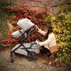 Claire Cooper Instagram - In a few weeks 🍂🤍🍂 our little fall baby will be with us - & wow this baby is BIGGER & I’m most certainly feeling the difference, so I roped my amazing mum into helping me road test @nuna_uk Demi grow & Arra Next Car Seat! & grab a few pics since the hubby is still in Ireland filming 🍂

Bcos we will have two ‘littles’ Ocean & soon to be baby we needed something super practical - I can’t tell you how many I have tested in shops, I guess there’s always gonna be a compromise but every family has different needs - the key points for us:

1. Ocean likes to walk but also needs a space to rest & snooze so this gives him & us two options (up high) or below.

2. Arra Next Car Seat is one of the most innovative designs out there - it can be positioned into a comfortable recline for baby both on the buggy & in the car - plus a great canopy - it’s amazing quality! 

3. The dream shade, so this was actually a biggie for me simply Bcos I used to walk the streets of Dublin in lockdown sometimes wrestling with a clip on shade In the wind 🤦🏻‍♀️ - No wrestling with Nuna it’s built in & also protects baby in summer 🙌 GAME CHANGER!

4. I’m also a fan of Nuna they are renowned for quality & style so to partner with them was a pinch me moment because I am a genuine fan of their creations 🙏 thank you  Marcelle @mumandme_app for kindly introducing us 🍂

Honestly I’m so excited but holding out for @scandalous_13 to get home 🍂

Thank you @nuna_uk @mumandme_app more pics to follow when baby arrives & the chaos! 

#nuna #nunaarranext #demigrow #mumandmeapp #buggy #doublebuggy #buggylife #stroller #strollers #nunastroller #gifted