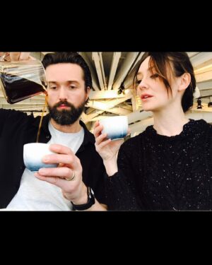 Claire Cooper Instagram - Happiest of birthdays to my @scandalous_13 I use ‘ MY’ loosely he’s in an AQUARIUS you can’t claim you can only watch in awe … I do daily … so many pictures to share, so many moments made … but here’s to today … your day … the present day … your birthday… love you endlessly, proud of you constantly - you’re a true artist & I couldn’t ask for a better father to our wee clan …❤️🎉🫶🏻

BUT all that said … you’re incredibly annoying & have no nose 🫢