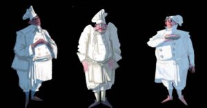 Claire Keane Instagram - Sooooo much fun exploring colors and designs for background characters for #pussinbootsthelastwish. For more fun background characters (and so much more) check out  @jesusalonsoiglesias ‘s grid

.
.
#backgroundcharacter #costumedesign #animationcostume #costumedesigns #costume #animation #visualdevelopment #visualdevelopmentartist #visdevart #visualdevelopmentart #conceptart #conceptartist #conceptdesign #dressdesign #illustrationartists  #illustration #characterdesigner #characterdesign #illustrators #animationart #drawing #sketch #colorsketch #colordrawings #digitalpainting #painting #photoshoppainting #filmdesign #filmart