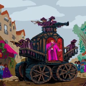 Claire Keane Instagram - Jack Horner’s tank explorations 💥 #pussinbootsthelastwish 

.

.
.
#visualdevelopment #visdevart #artist #animation #animationart #dreamworks #illustrations #artistsofinstagram #dreamworksanimation #charactersketch #conceptdesign #conceptartist #animationdesign #visualdevelopmentart #visualdevelopmentartist #visdev #visdevartist #characterart #pussinboots #illustration #conceptart #visualdevelopmentartist #characterdesign #backgroundart #backgrounddesign #propdesign #clairekeane #jackhorner #johnmulaney