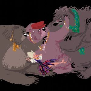 Claire Keane Instagram - 🐻🐻🐻🧔‍♀️ #pussinbootsthelastwish 

.
.
.
.
.
.
.
.
#goldilocks #costumedesign #animationcostume #costumedesigns #costume #animation #visualdevelopment #visualdevelopmentartist #visdevart #visualdevelopmentart #conceptart #conceptartist #conceptdesign #dressdesign #illustrationartists  #illustration #characterdesigner #characterdesign #illustrators #animationart #drawing #sketch #colorsketch #colordrawings #digitalpainting #painting #photoshoppainting #filmdesign #filmart