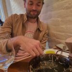 Claire Coffee Instagram - Hard to convince Cal that octopus tastes like “the best chicken ever” when the actual best chicken ever is also sitting on the table. @barvinazo, you were a 10/10! Thank you @joecampanale & @chefsilviagarcianevado for bringing this absolute knockout to the neighborhood! Our order: Aceitunas Pan con tomate Boquerones Leonora Jamón ibérico de bellota Pulpo Fideuà Pollo en pepitoria MOLTEN CHOC CAKE #530res #kidfood #familymeal