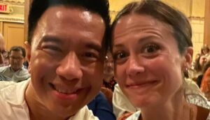 Claire Coffee Instagram - HOLY SHIT @seanhayes SHUT THE HOUSE DOWN with this completely gorgeous disarming performance from beyond the stars. And the most special to get to share it with these looney tunes!! Also thank you to Chef Jack @jlogue_nyc @thelambsclub for truly magical pre-show feasting!!