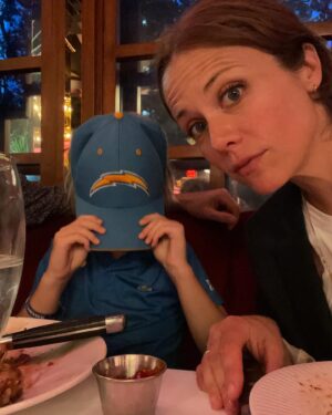 Claire Coffee Instagram - We love @jeffrubyslouisville !! And one of us inexplicably loves the @chargers but that’s a story for another day. #steakation #MNF @christhile