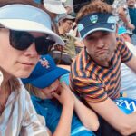 Claire Coffee Instagram – “You guys do NOT look good in those visors” @cincytennis @adidas @filatennis