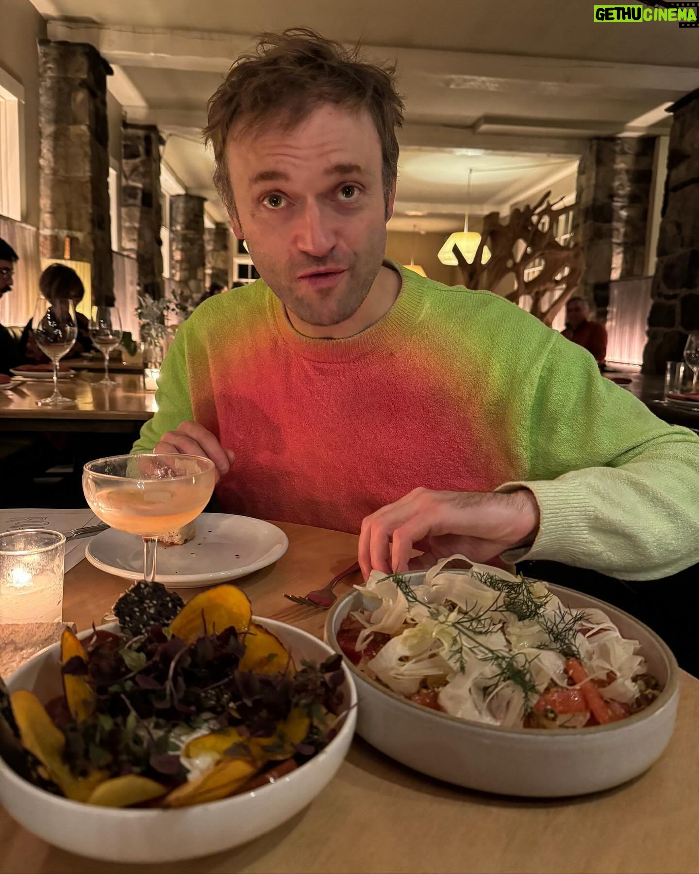 Claire Coffee - 3.6K Likes - Been married to this view for TEN YEARS!! Can’t wait to sit across a hundred thousand more tables til we’re too old to eat solid food.