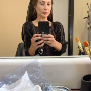Claire Forlani Instagram - #cinecittà #domina  #filming A bit of blasting Queen to get us going after lunch 👍❤️