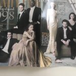 Claire Forlani Instagram – #VanityFairCover photographed by #AnnieLeibovitz All I remember was Toby saying he already knew me and Cate having a whirlwind of energy while I read The NY Times 🖤. Just realized how crap my framing is Sorry!