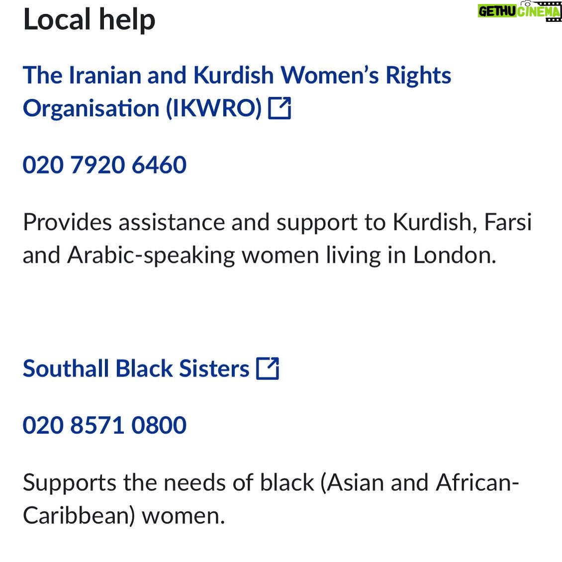 Claire Forlani Instagram - Any kind of domestic abuse please reach out and get help. Here are numbers you can call.