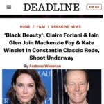Claire Forlani Instagram - I look cross-eyed but 🤷🏻‍♀️#BlackBeauty 🐎