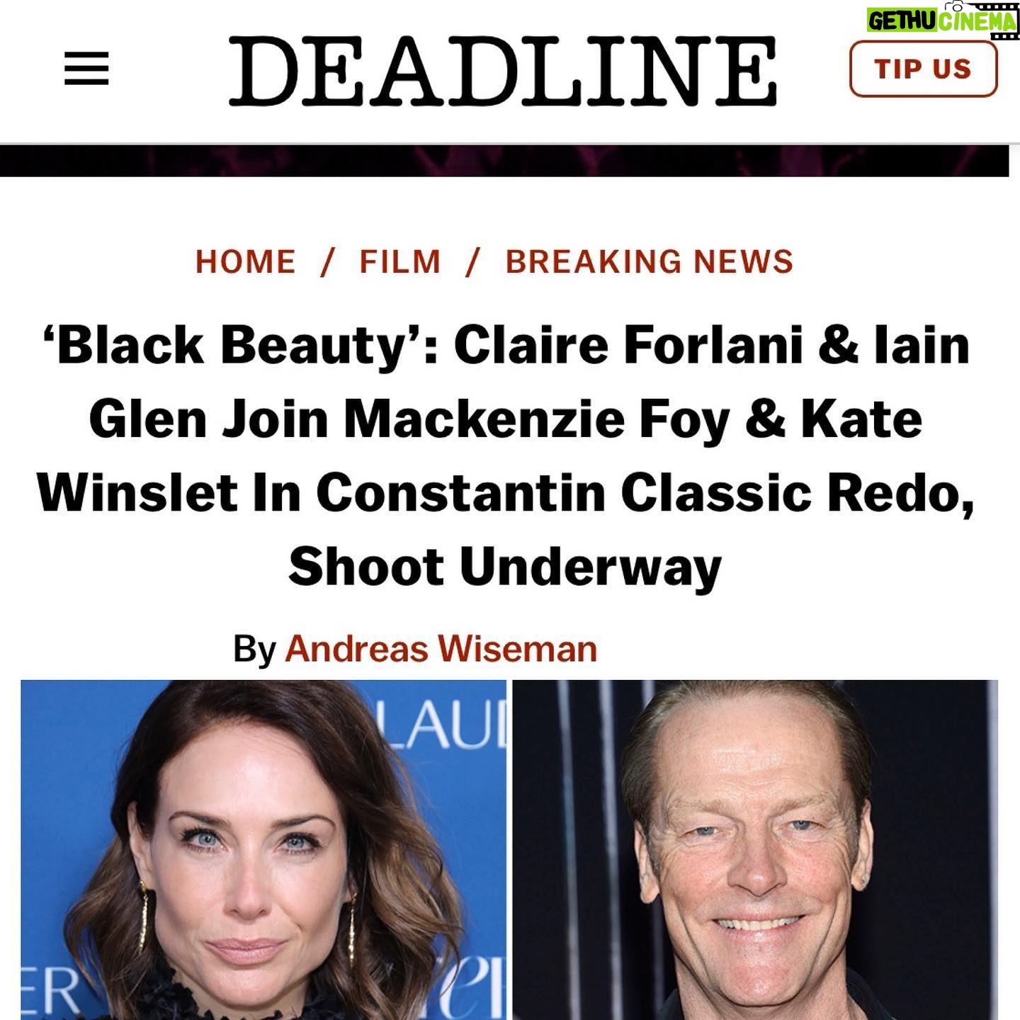 Claire Forlani Instagram - I look cross-eyed but 🤷🏻♀️#BlackBeauty 🐎
