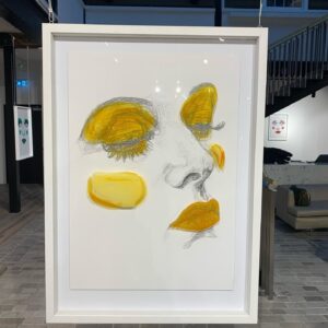 Claire Forlani Instagram - @tigerlilylewis  exhibition #safeplaces inspired and for domestic abuse and the proceeds of the show and the night went towards @refugecharity for domestic violence . An Inspired show by the unique and brilliant #Lilylewis @petershamnurseries Go and see it if you can Carriage hall 
29 floral street
WC2 E9DP 
💛🧡❤️