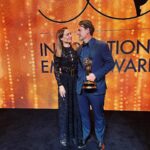Claire Forlani Instagram - About last night , The Man won an Emmy 🌟2nd award in 2 days! We had such a fabulous night and I got to wear the Most Gorgeous @dior dress , which I LOVED 🖤 with 45 mins to get ready 😳straight off a plane , no sleep , a whirlwind few days . But it was a Blast💫🖤💫BIG Thank you to the wonderful ladies at @dior 🖤💫🖤