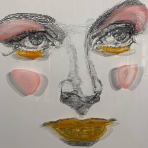 Claire Forlani Instagram - @tigerlilylewis  exhibition #safeplaces inspired and for domestic abuse and the proceeds of the show and the night went towards @refugecharity for domestic violence . An Inspired show by the unique and brilliant #Lilylewis @petershamnurseries Go and see it if you can Carriage hall 
29 floral street
WC2 E9DP 
💛🧡❤️