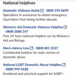Claire Forlani Instagram - Any kind of domestic abuse please reach out and get help. Here are numbers you can call.