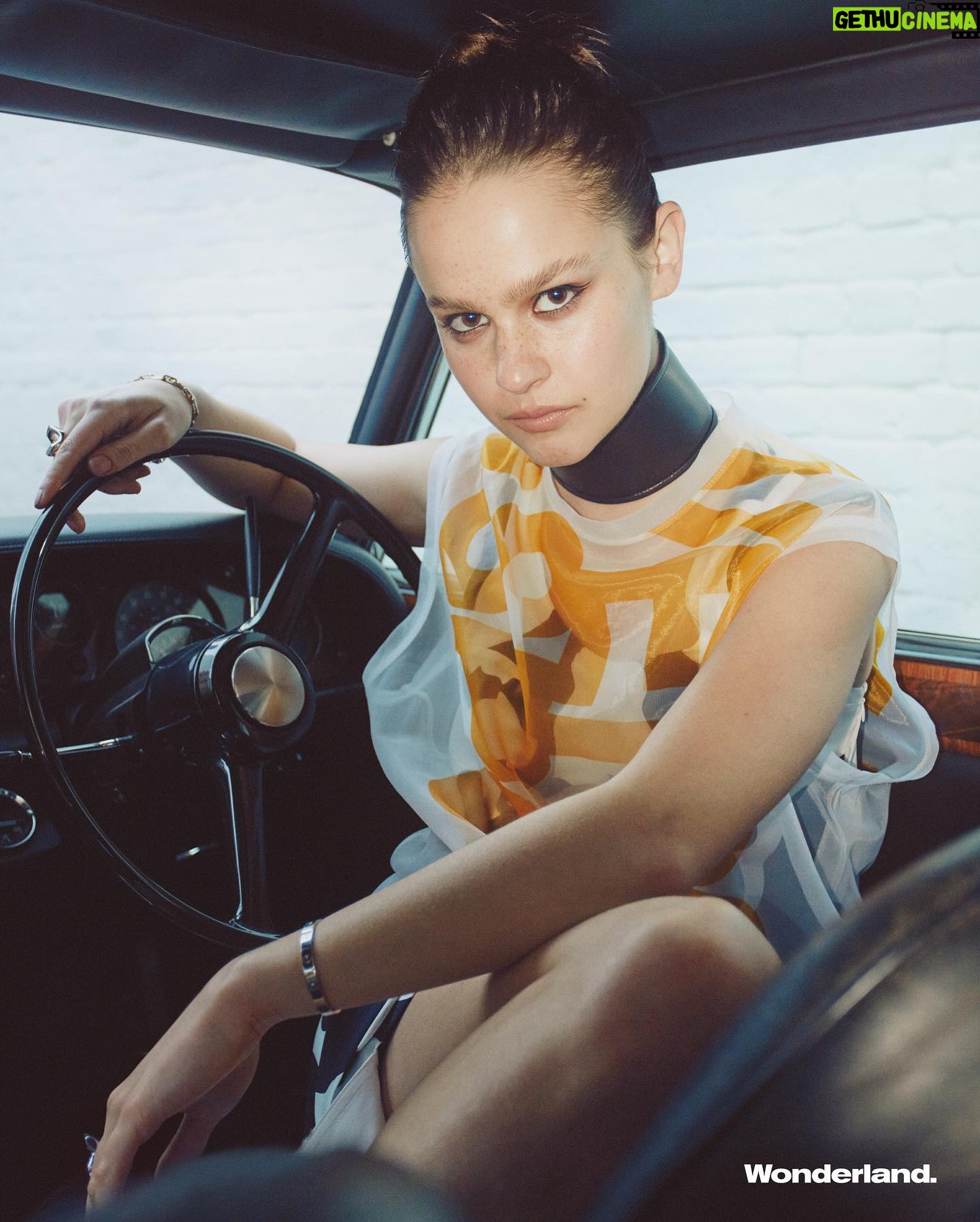 Clara Rugaard - 2.7K Likes - Thank you @wonderland for chatting to me and letting me hang about in strange positions in a Rolls-Royce all day 🧚♀️
Photography by @adamwhiteheadphoto
Fashion by @toniblaze
Words by @phoebeshardlow
Hair by @sandrahahnel
Make Up by @marthainoue
Nails by @amythomas_nails
Production Director @morganemillot
Photo Assistant @filmstillslibrary
Fashion Assistant @yascwilliams
Retouching by @artpostlondon
Studio Catering by @kate_the_cook
Special thanks to @stock.wellstudio & @publiceyecomms