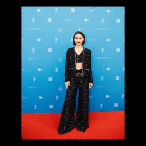 Clara Rugaard Instagram - World Premiere of The Rising at @berlinale 

Thank you @chanelofficial for bedazzling me 💫

Rise with us April 22nd on @nowtv & @skytv 

#TheRising
@the_rising_tv
