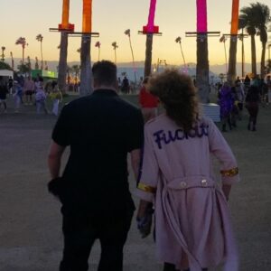Clara Wilsey Instagram - Coachella under a full moon 🌕🤪
Thanks @anatanaka for getting pictures of me at least one of the days ❤️