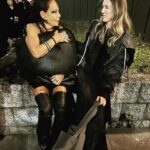 Clare Waight Keller Instagram - I had to save a whole post for the best night in Tokyo and the best rave I’ve been to in years…….thank you 🖤 @rickowensonline that was epic 1. Michele Lamy and I talking about her projects,Tokyo, travel and our kids outside Rick’s store at the Nezu museum Michele in Rick Owens palette donut and boots me in Rick Owens men’s bomber and CWK Givenchy zip dress 2. The Rave entrance in the docklands of Tokyo 3.-9. The crowd - from my viewpoint as a designer -was probably the best i have seen at a fashion event in a very long time. Not only was it incredibly inspiring to see so many devoted fans of Ricks work but it was also that they were true fans, the dedication to their look, the hair (matching grey hair with a grey jacket, punk spikes, acid yellow mullets) the attitude and extraordinary attention to creative personal style that was constantly inspiring and something to be truly admired. These are people who love fashion, love individually, love Rick. The diversity at this rave was off the charts, every walk of life, people from all corners of the globe even war torn countries, every gender or non gender, people in wheelchairs, inclusivity everywhere. No judgment. Just soo good 🖤🖤 10. One epic night out - I think my face says it all. Thank you 🖤🖤 @rickowensonline @rickowensstoretokyo #rickowens #michelelamy #rave #punks #tokyo #bestnightout