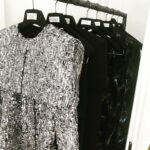 Clare Waight Keller Instagram - The next couture chapter was Caraman - I named this collection after the 19th century townhouse originally built for the Duke of Caraman. This beautiful building became the Haute Couture atelier and salon of Hubert de Givenchy, where it still remains today on Avenue George V. I think for many people this was one of those shows that really resonated deeply with the story of Givenchy. It was a moment that really struck a very emotional chord with the audience and my team backstage, particularly as it was so soon after both the Royal Wedding and Hubert’s death. I had always personally felt that the Givenchy archives were a mystery, rarely seen in public exhibitions nor books despite his extraordinary contributions to fashion in film and the history of fashion in celebrity culture. I felt a profound connection to his craft as I searched through his legacy to honour his life through this show. I wanted to capture the essence of his work and vision of women through my own lens. In the images here - the looks hanging in the Couture salon, the show venue in the Musée de Archives garden in the heart of the Marais on a stunning summer evening, rehearsals in the afternoon before the show with the production team still finishing the set up, whilst I’m listening to the music to set the pace of the models. #hautecouture #paris #fashion #style #audreyhepburn #givenchy
