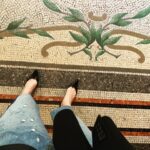 Clare Waight Keller Instagram - Work Trip Part 2 - 72 hours in Paris #parisienne #tiles #shadows @uniqlo : C #blueshirt #talking #looks #goodhairday @uniqlo #streetstyle @uniqlo :C