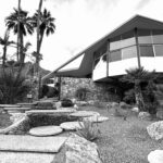 Clare Waight Keller Instagram - The Elvis Honeymoon Hideaway - Where he carried Priscilla up the stairs and over the threshold 🤍 I am such a fan of this period of architecture and there can be no better place to see it than the House of Tomorrow in Palm Springs. An incredible structure built in 1960 around a diamond with four connecting circular rooms off the angles, the upper floor has a polygon bedroom, multiple cantilevered spaces this is an extraordinarily creative house and truly spectacular in every sense of the word. #architecture #midcentury #modern #iconic #elvis #honeymoon #photooftheday