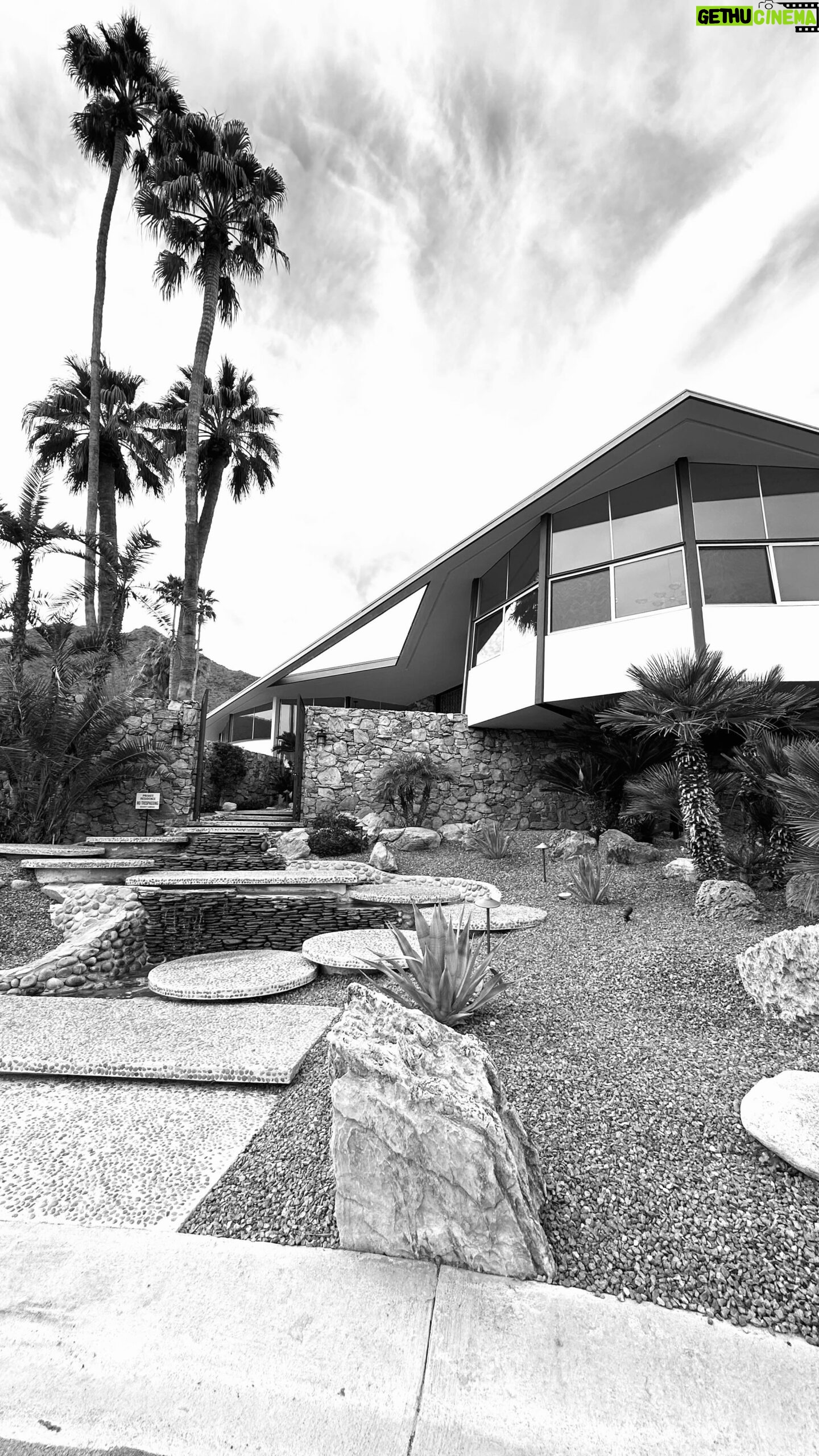 Clare Waight Keller Instagram - The Elvis Honeymoon Hideaway - Where he carried Priscilla up the stairs and over the threshold π€ I am such a fan of this period of architecture and there can be no better place to see it than the House of Tomorrow in Palm Springs. An incredible structure built in 1960 around a diamond with four connecting circular rooms off the angles, the upper floor has a polygon bedroom, multiple cantilevered spaces this is an extraordinarily creative house and truly spectacular in every sense of the word. #architecture #midcentury #modern #iconic #elvis #honeymoon #photooftheday